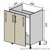 Н13 Тумба мийка 2Д 60 (Кухня RioLine)