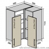 В18 Тумба кутова (Кухня Interno)