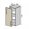В2 Тумба 1Д 30 (Кухня Interno)
