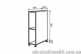 Н1 Полиці (Кухня Flat)