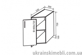 Н37 Тумба закінчення (Кухня Flat)