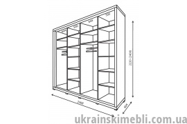 Kорпус 2400х600 (Доміно 4Д 2.4)