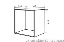 Н38 Тумба надбудова (Кухня Мода)