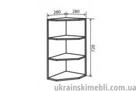 В15 Полиці кутові (Кухня Мода)