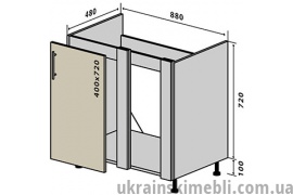 Н15 Мийка уні 1Д 88 (Кухня RioLine)