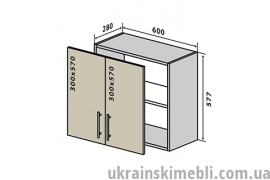 В53 Тумба 2Д 60 (Кухня RioLine)