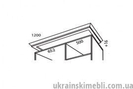 Карниз 1200х450 (Рим-Венеціано 2Д 1.2)